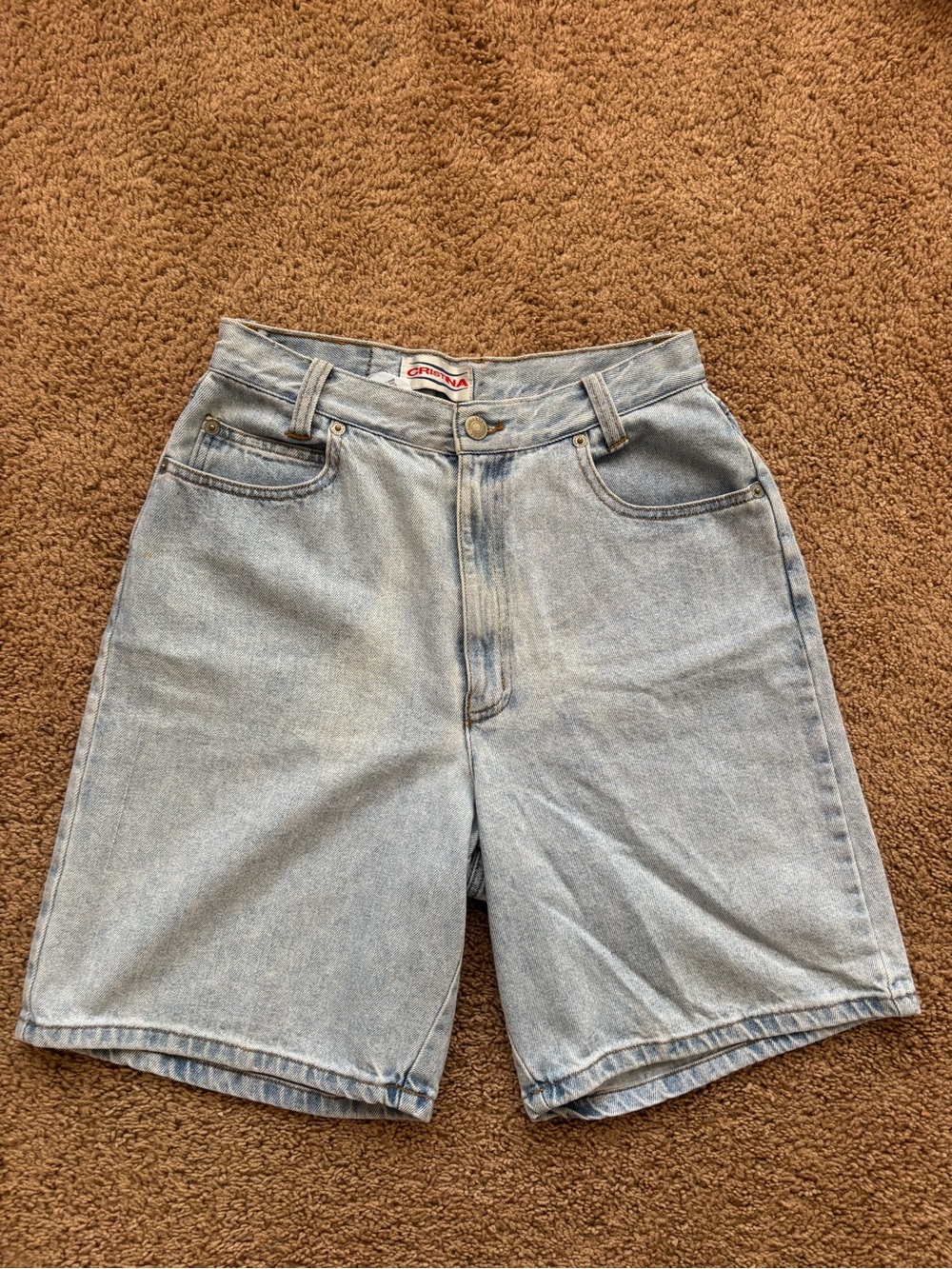 Christina Light Blue Men's Denim Shorts